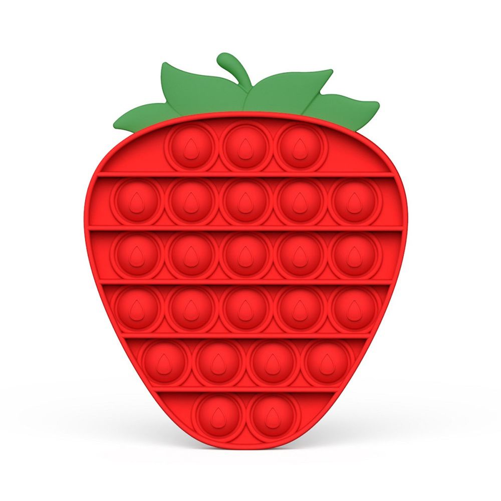 嘻嘻哈哈 - POP IT 療癒玩具-草莓-紅