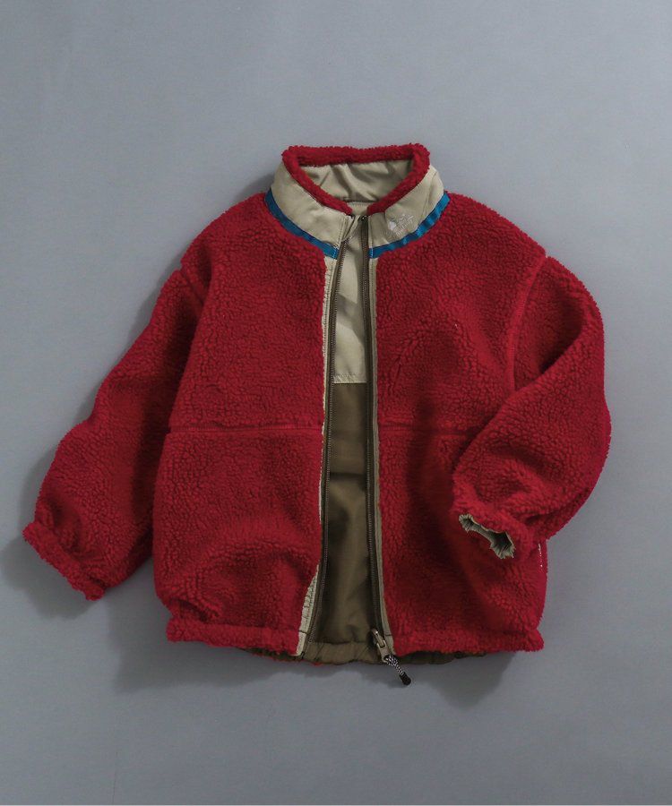 日本 BREEZE - 異材質雙面穿帥氣感外套-黑