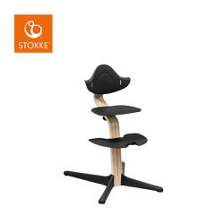 Stokke - nomi 多階段成長椅-櫸木款-黑色