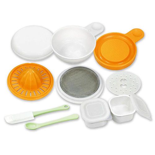 輔助初學者製作離乳食品之烹飪器具組-日本製