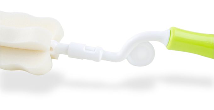 韓國 Maming - 韓國360度旋轉奶瓶刷(內附奶嘴刷1支)