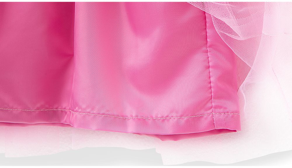 韓國 OZKIZ - 亮片獨角獸網紗長袖拼接洋裝