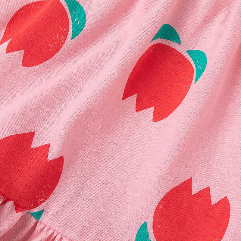 韓國 OZKIZ - 鬱金香連身拼接洋裝