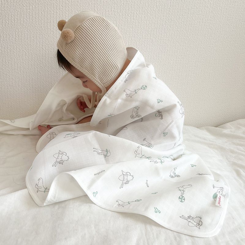 akachan honpo - angelette棉紗被-米白色 (70×100cm)