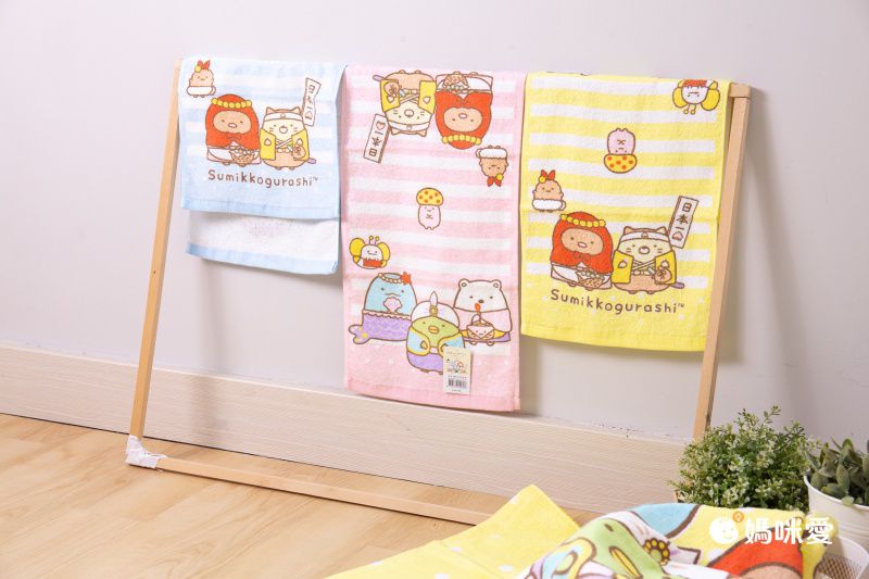 角落小夥伴 - 角落小夥伴電影版親子浴巾-黃 (61*124cm)