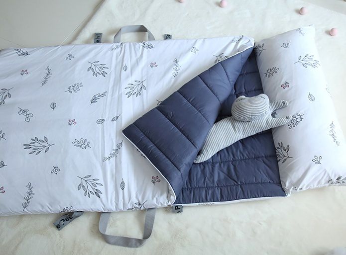 韓國 Teepee - 四季用防蟎抗菌兒童睡袋(有拉鍊)-摩登灰