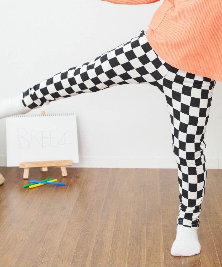 日本 BREEZE - 休閒百搭鬆緊長褲(9分丈)-小車車-淺灰