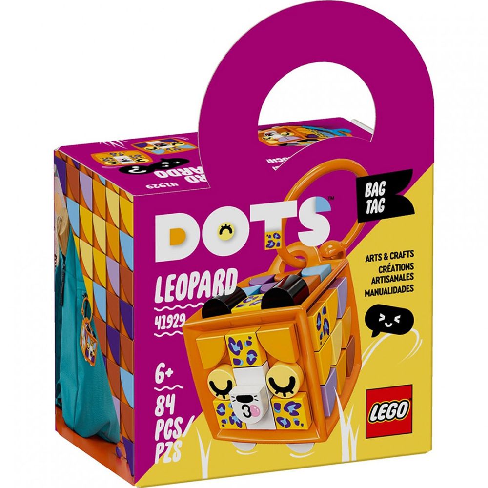 樂高 LEGO - 樂高積木 LEGO《 LT41929 》DOTS 系列 豆豆手環 - 行李吊牌-豹-84pcs