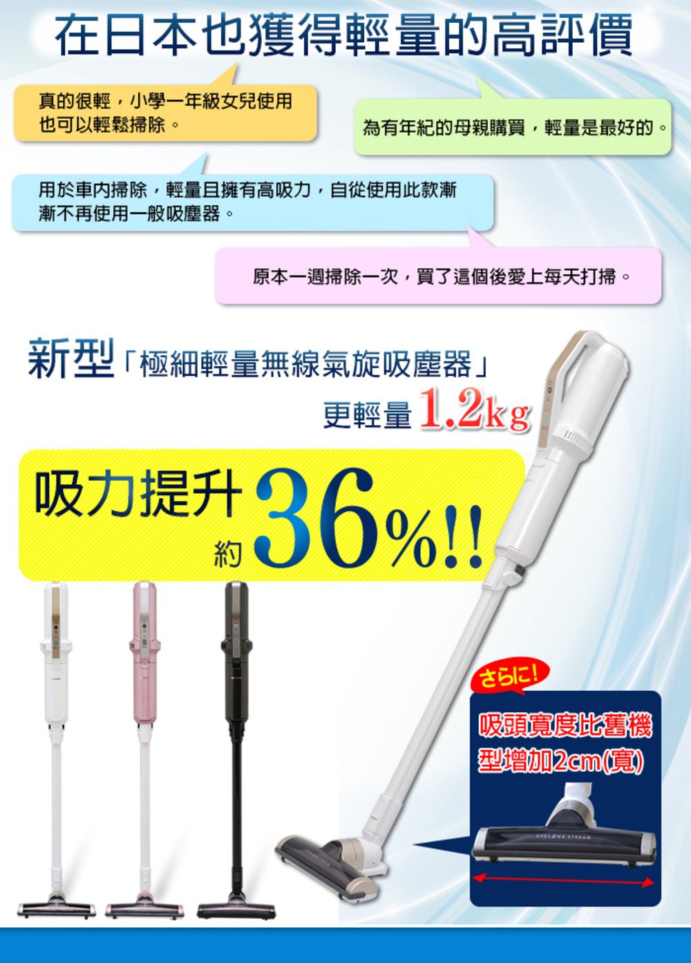 【期間限定組合】大拍3.0雙氣旋偵測除蟎清淨機HEPA13銀離子 + 充電式吸塵器 粉色