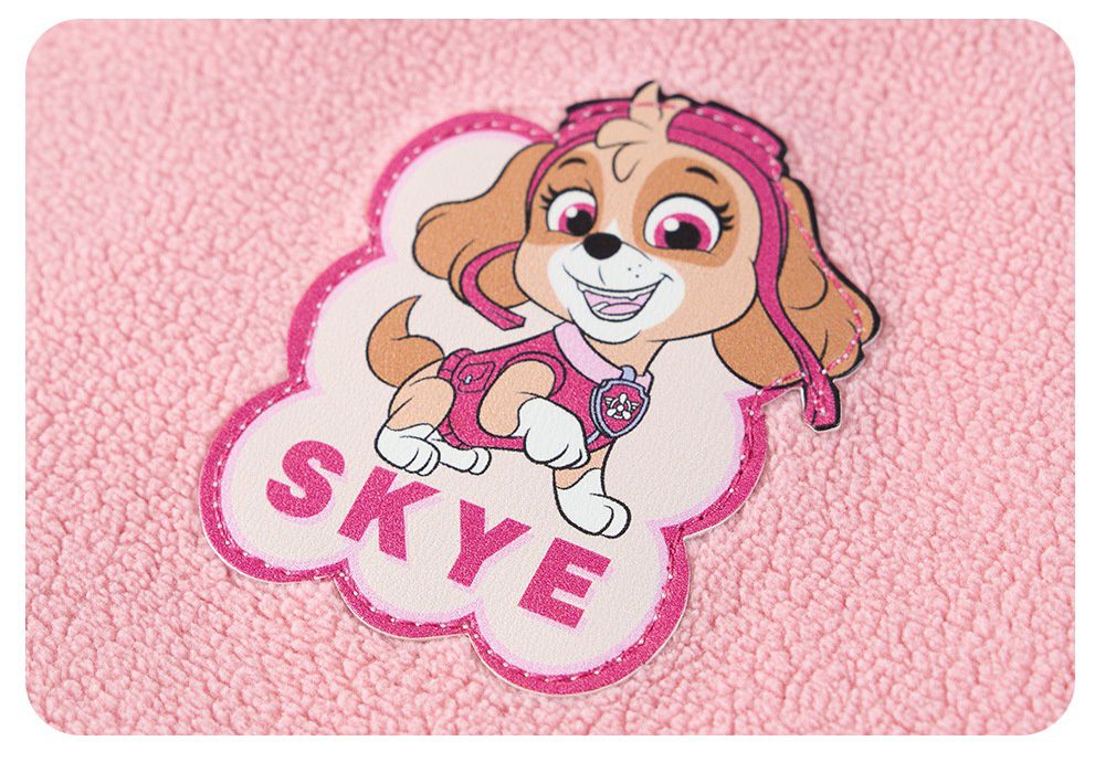 卡通汪汪隊加絨加厚棒球外套-卡通人物天天-粉色