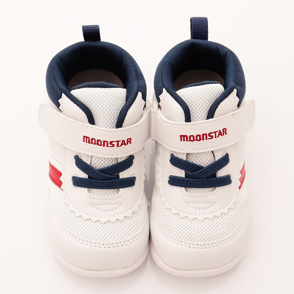 Moonstar日本月星 - 機能童鞋-頂級HI系列護踝款(寶寶段)-白藍