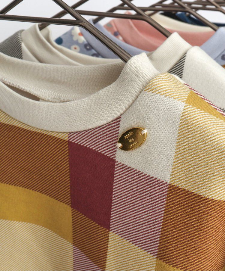 日本 apres les cours - [推薦]內刷毛溫暖荷葉長袖洋裝-丹寧-海軍藍