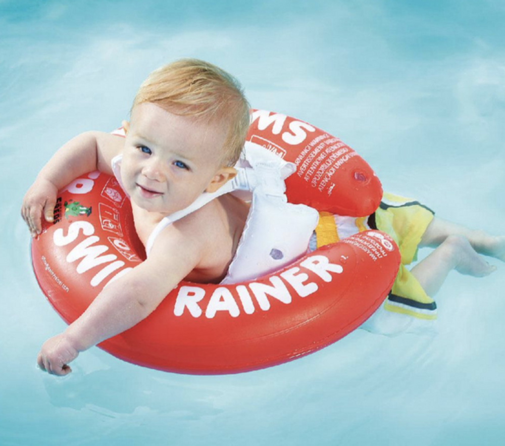 [單品免運]總代理公司貨 紅色泳圈-適用3m-4y [6-18kg]