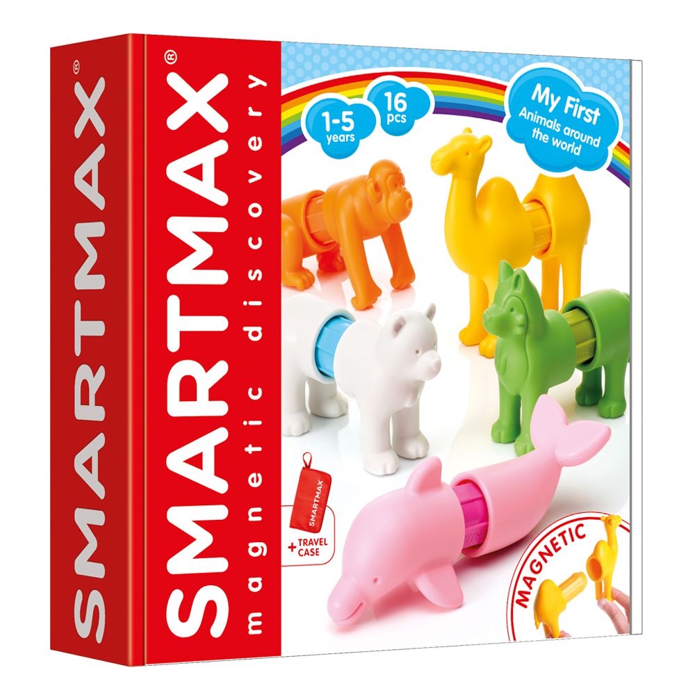 【SMARTMAX】磁力接接棒-動物樂園