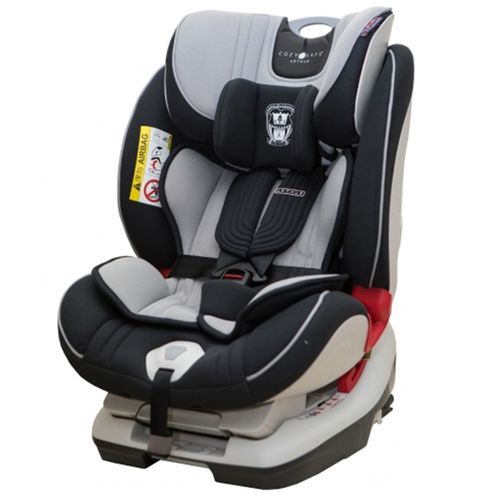 英國安可仕COZY N SAFE - 0-12歲ISOFIX/安全帶二用型汽座-騎士灰