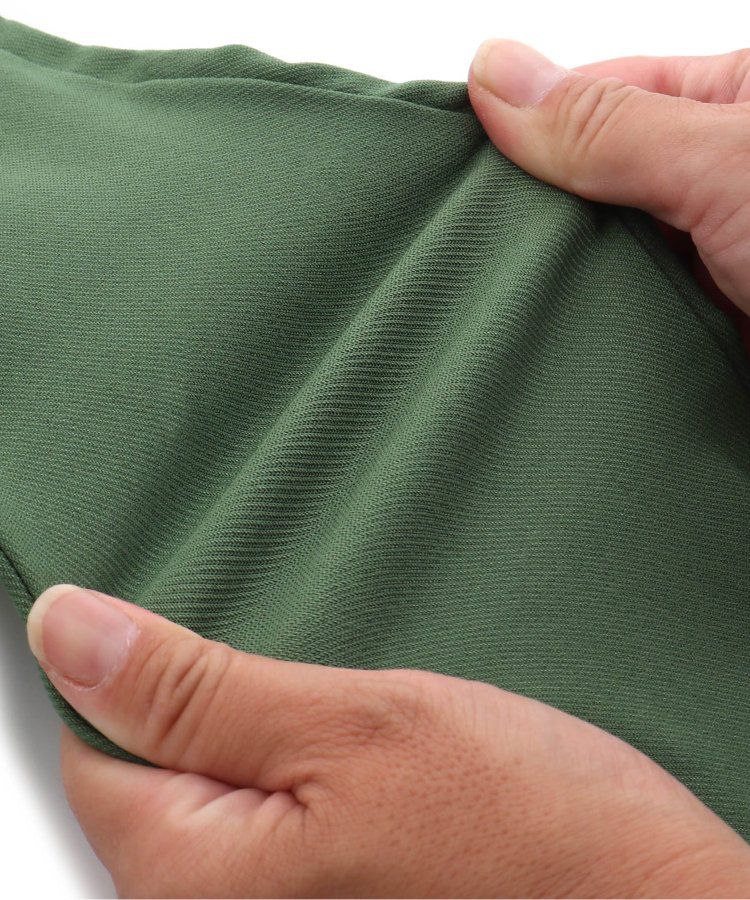 日本 BREEZE - 內刷毛輕量彈力合身長褲-灰格紋