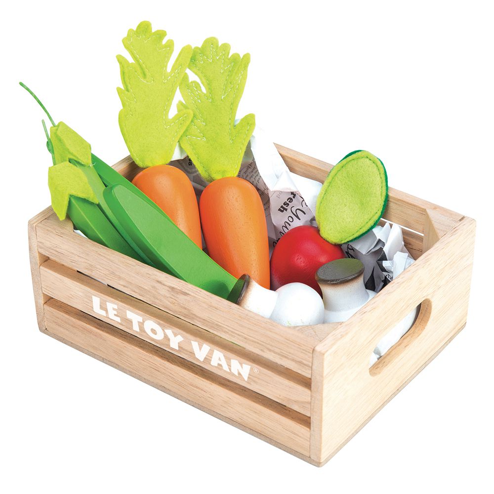 英國 Le Toy Van - 角色扮演 - 新鮮蔬菜盒玩具組