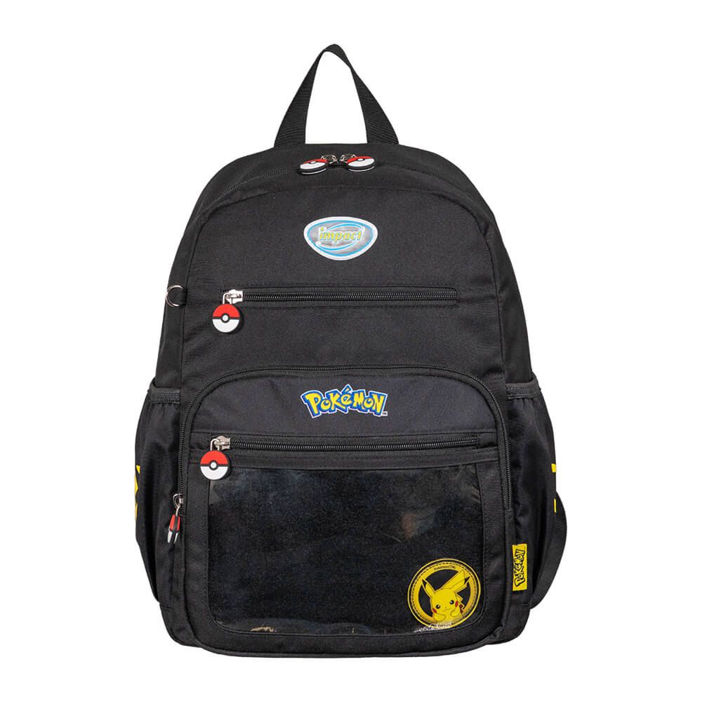 寶可夢徽章系列-後背包-黑色 IMQPKM004BK