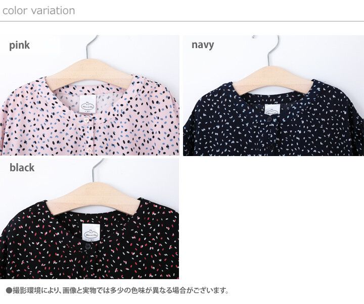 日本 Maison de Ravi - 波點層次荷葉裙擺長袖洋裝-帥氣黑