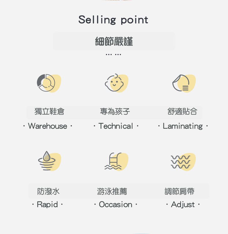 乾濕分離兒童游泳包-太空恐龍-藍色 (34x9x39cm)