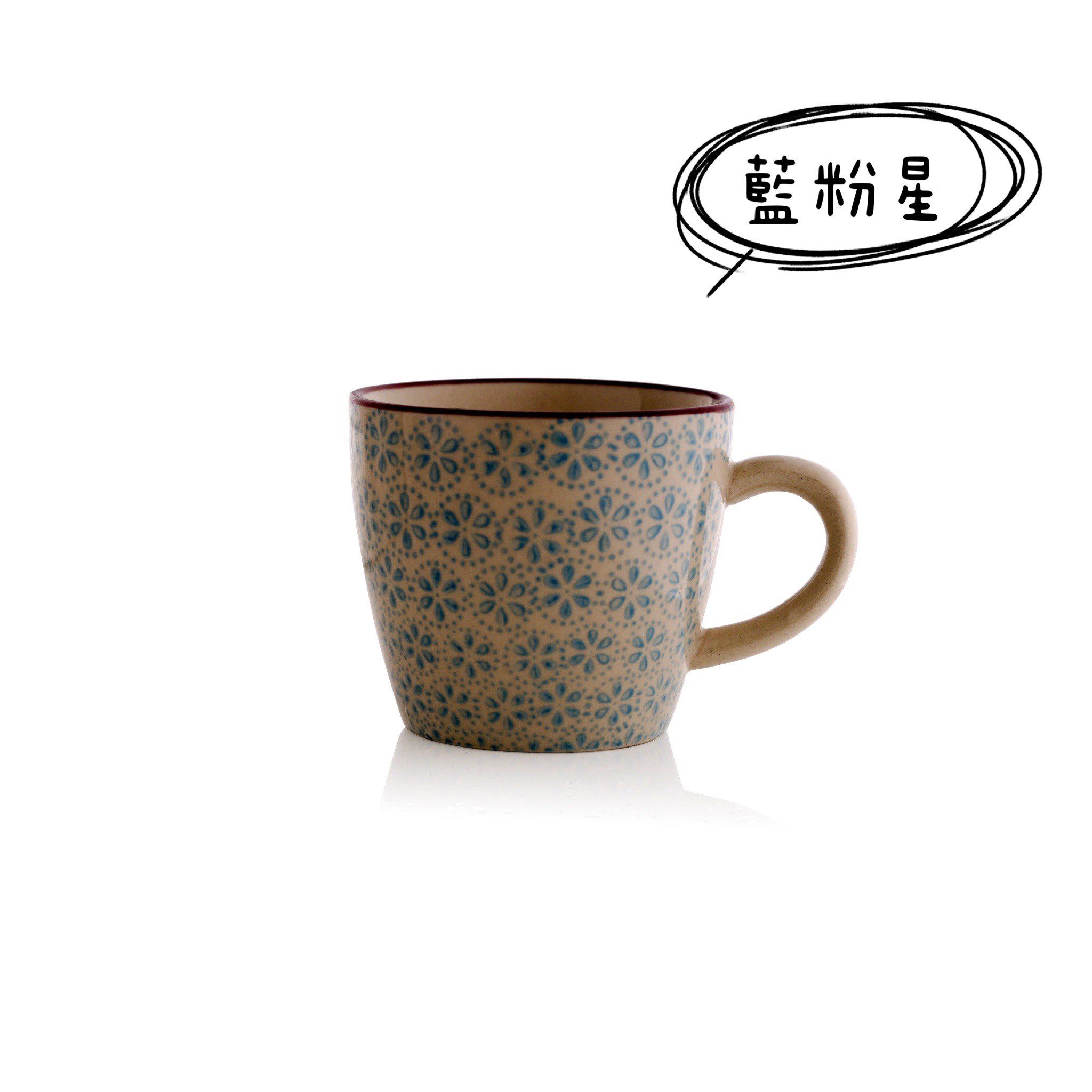 BLOOMINGVILLE - 兒童馬克杯-藍粉星-200ML