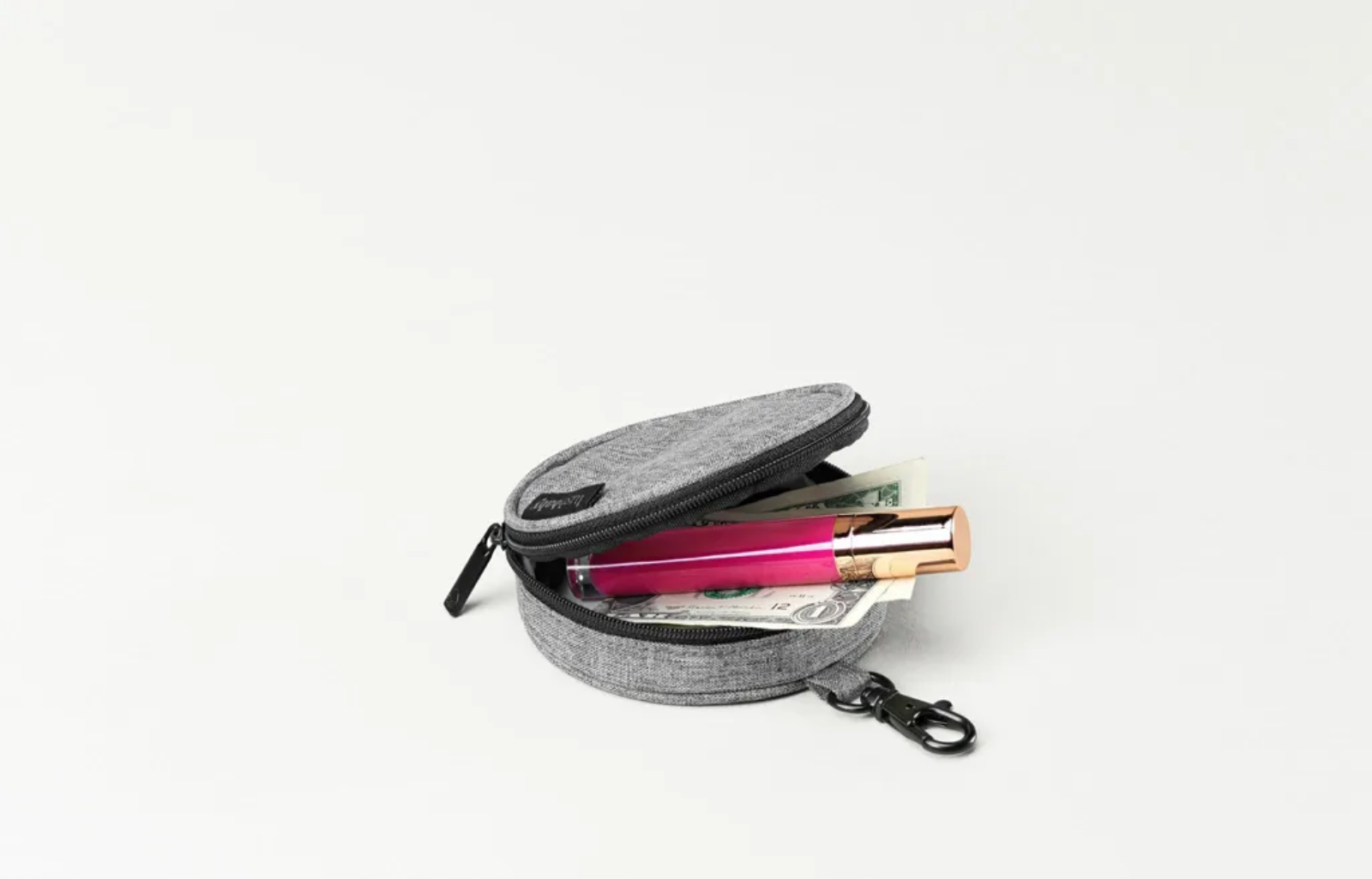 美國Tushbaby - 小圓仔包-銀灰摩登 (5.8*5.8*9.5cm)