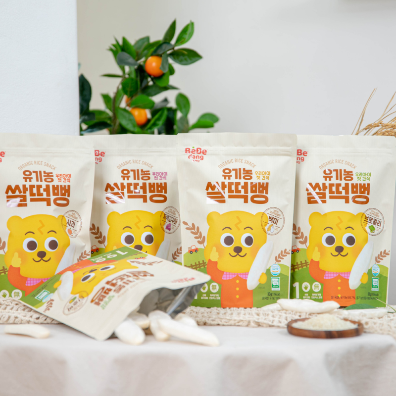 韓國 bebedang - 寶寶米餅-原味-30g