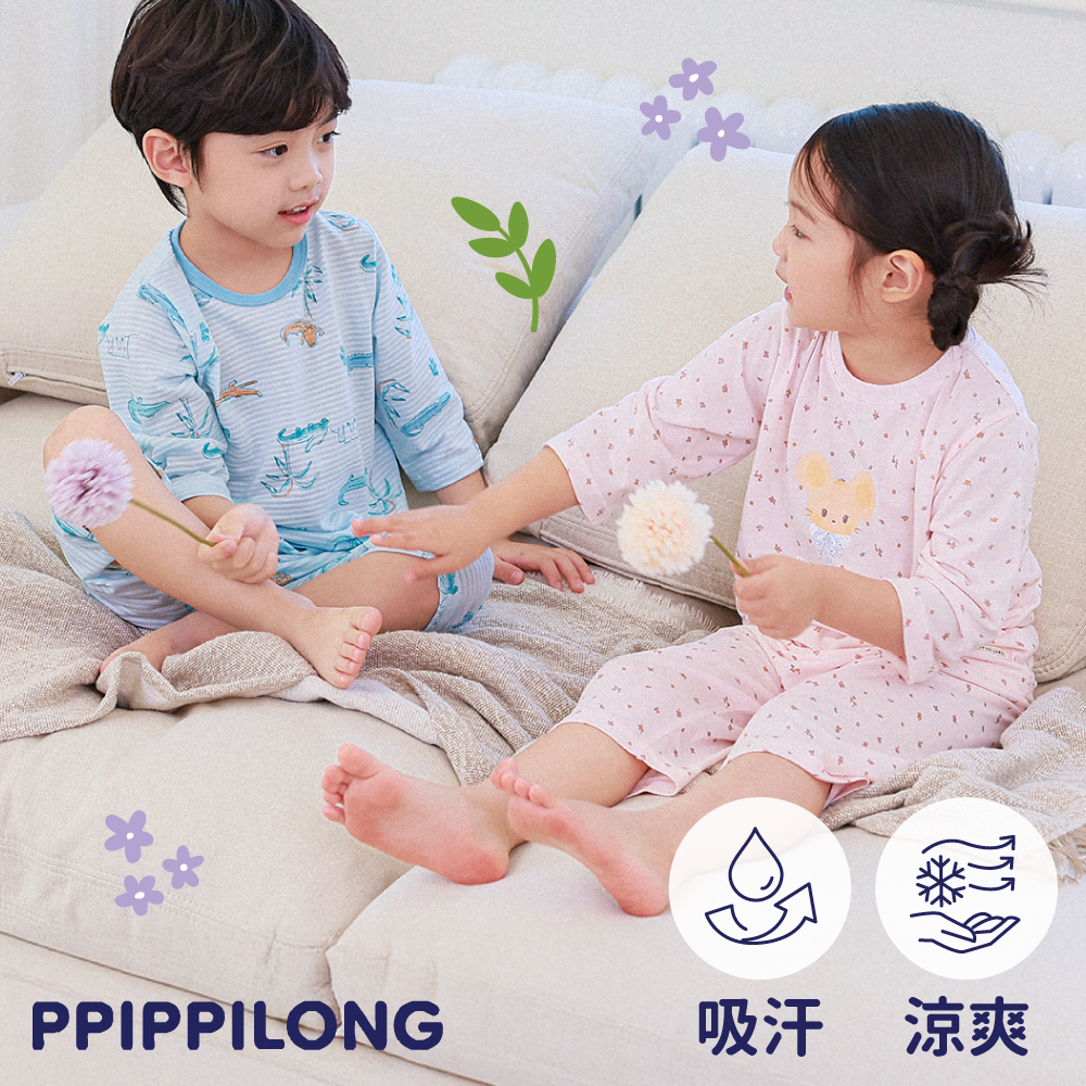 短袖熱賣中！韓國【Ppippilong】清涼嫘縈ｘ親膚莫代爾家居服／睡衣 ✧