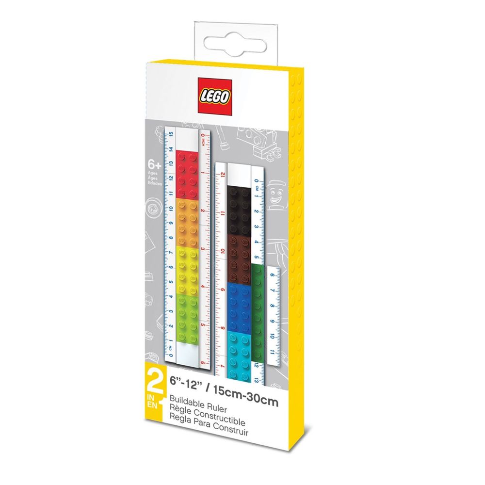 樂高 LEGO - LEGO創意組裝文具尺(15-30公分)