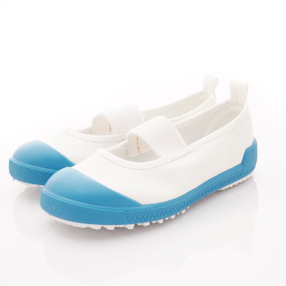 Moonstar日本月星 - 機能童鞋-日本製鐵氟龍室內鞋(中小童段)-淺藍