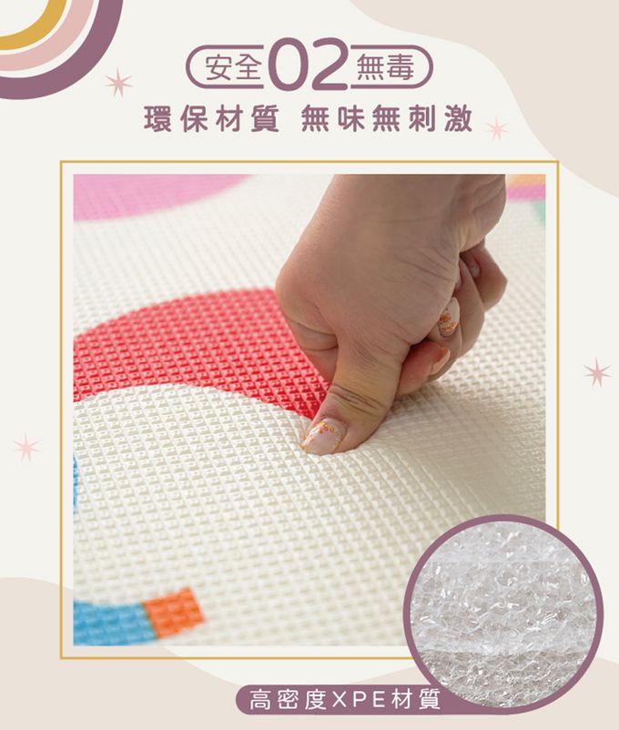巧福 CHIAO FU - 兒童雙面遊戲地墊CF-1518M(寶寶爬行墊/遊戲墊/安全無毒/檢驗合格地墊/止滑墊)