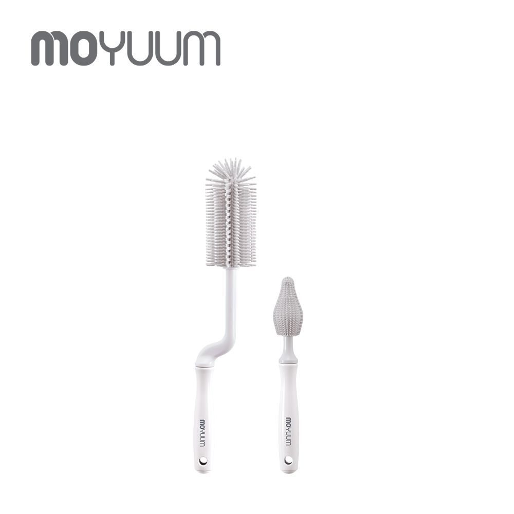 矽膠奶瓶奶嘴刷-白色