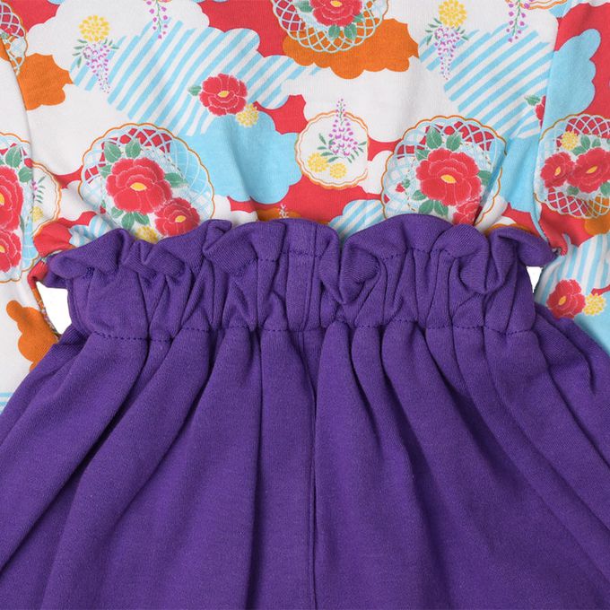 akachan honpo - 袴連身衣-(包屁衣)-紫色