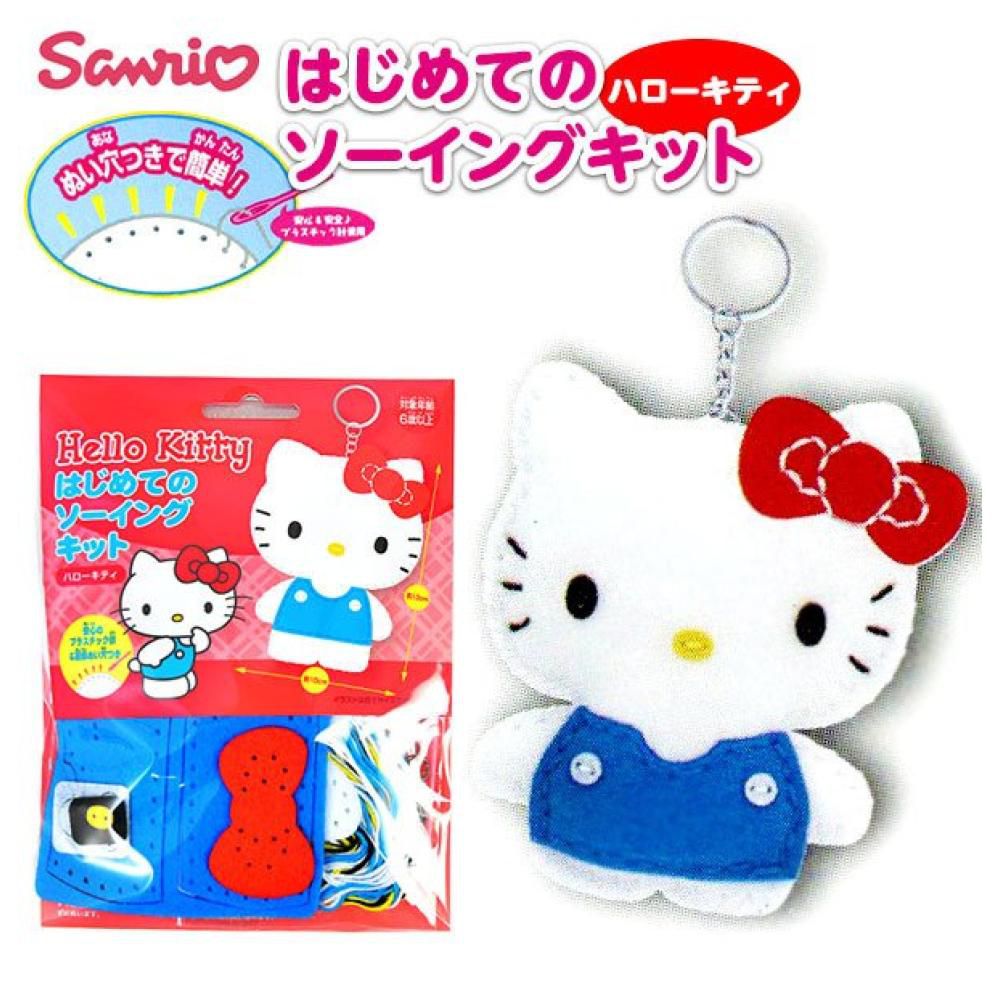 日本尾上萬 - 凱蒂貓 Hello Kitty DIY針線鎖圈-凱蒂貓