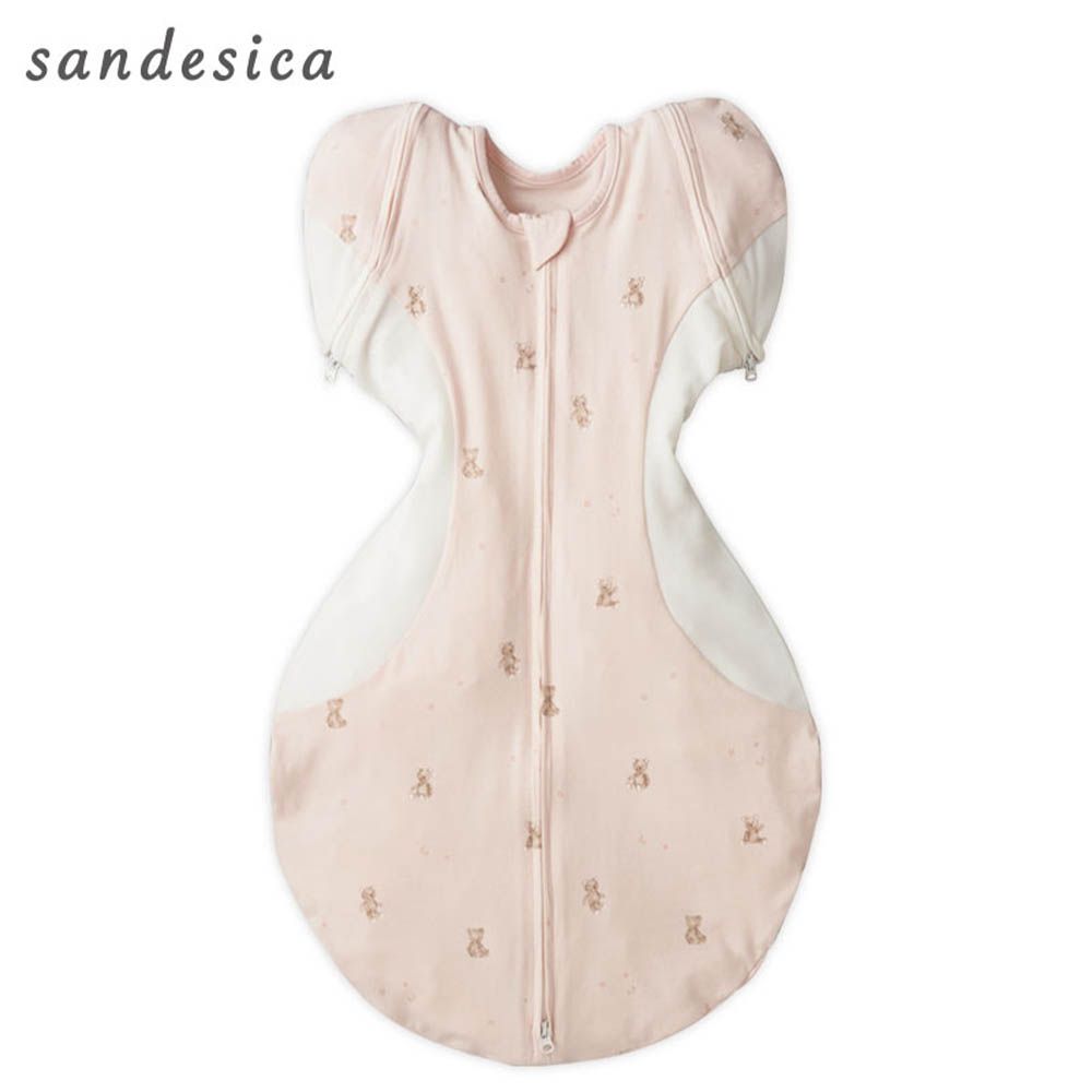 HUG BELLY蝶型包巾-粉紅色 (M)