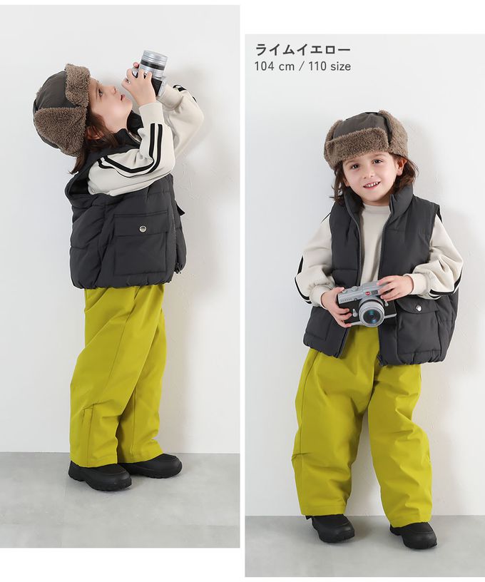 日本 devirock - 防水玩雪防寒內襯保暖長褲-耐水壓5000mm-淺紫