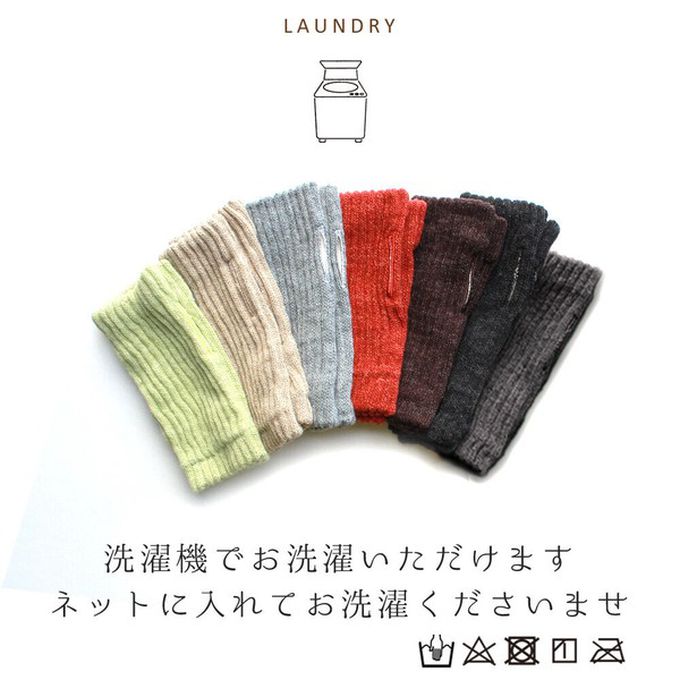 日本女裝代購 - 日本製 絲綢混拇指洞半截手套-酒紅 (F)