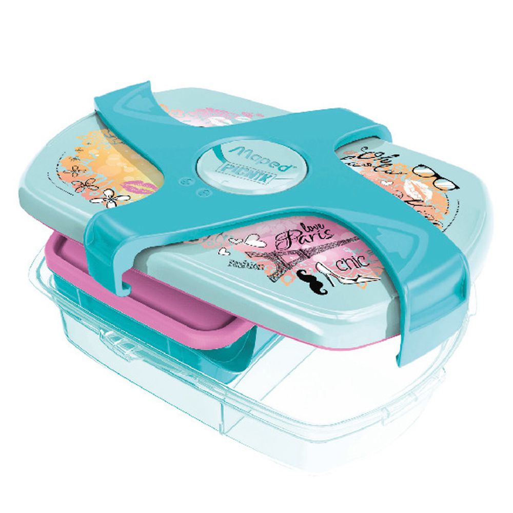 法國MAPED - 輕鬆開兒童子母餐盒-氣質巴黎-1.78L
