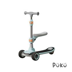 PUKU 藍色企鵝 - Outdoor搖搖摺疊滑板車-水藍-1入