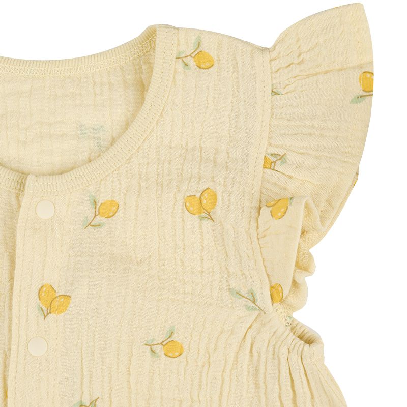 akachan honpo - 包屁衣-穆斯林棉紗 水果-黃色