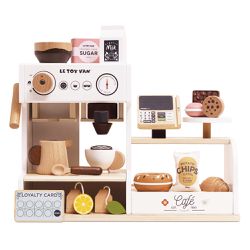 英國 Le Toy Van - 【角色扮演】行動咖啡攤玩具組