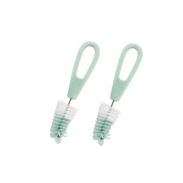 Simba 小獅王辛巴 - 尼龍奶嘴刷(2入)-粉綠