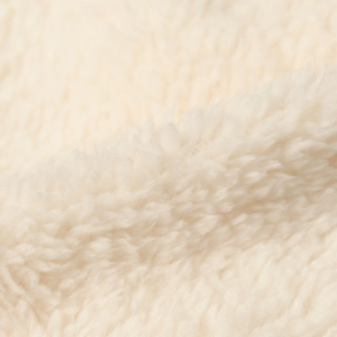 akachan honpo - 冬季針織帽-刺繡-象牙白色