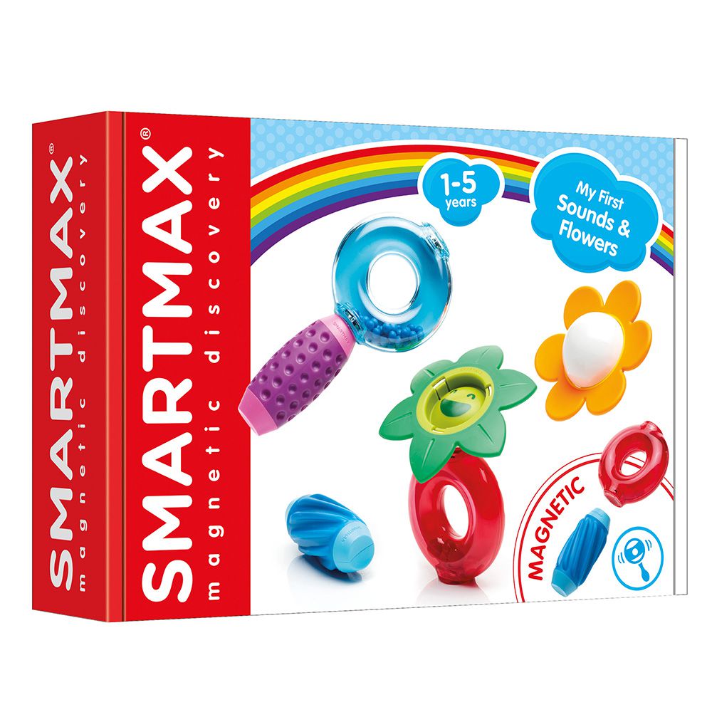 【SMARTMAX】磁力接接棒—感官花朵組