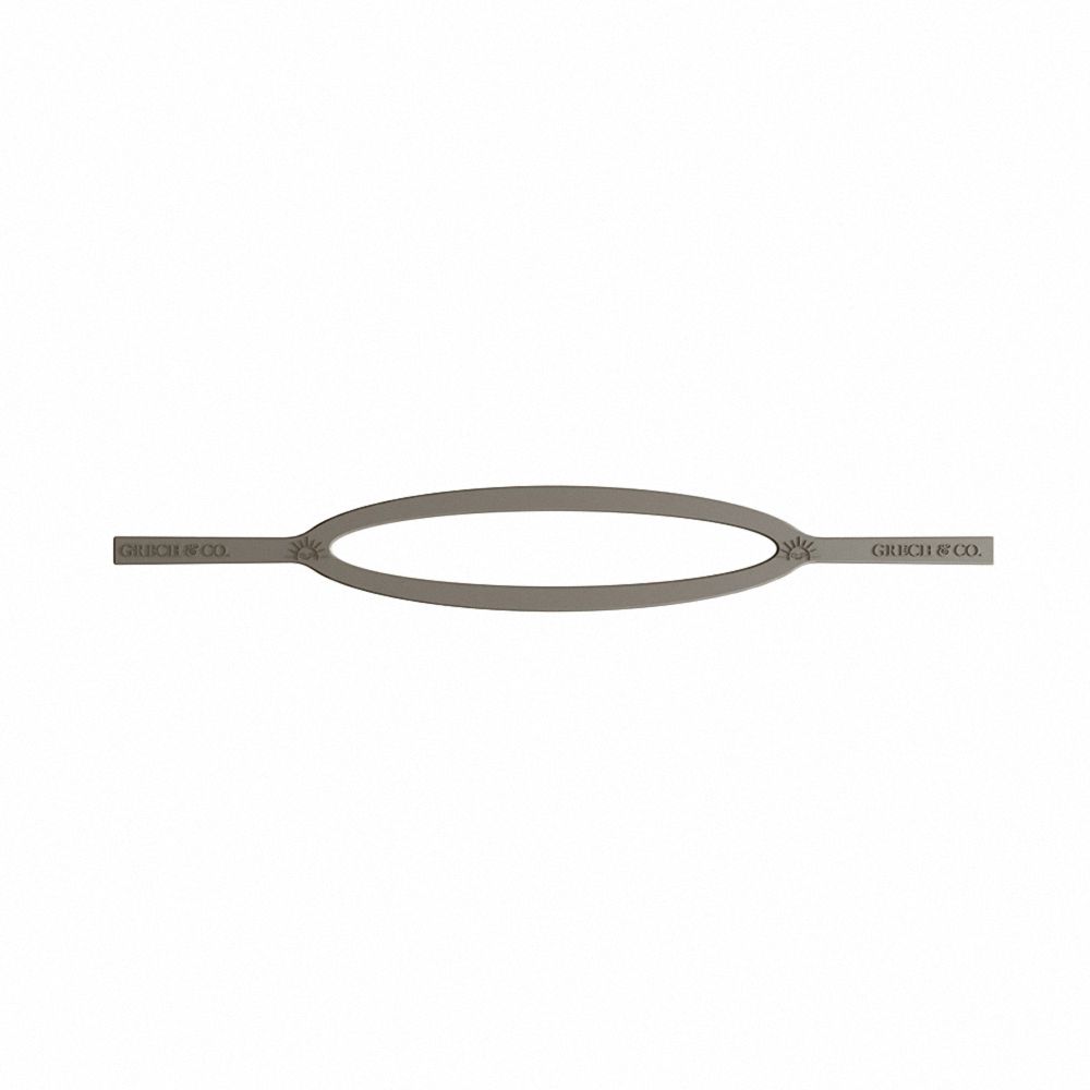 丹麥 GRECH & CO. - 矽膠眼鏡防落繩-嬰兒款-水泥灰 (0-2Y)
