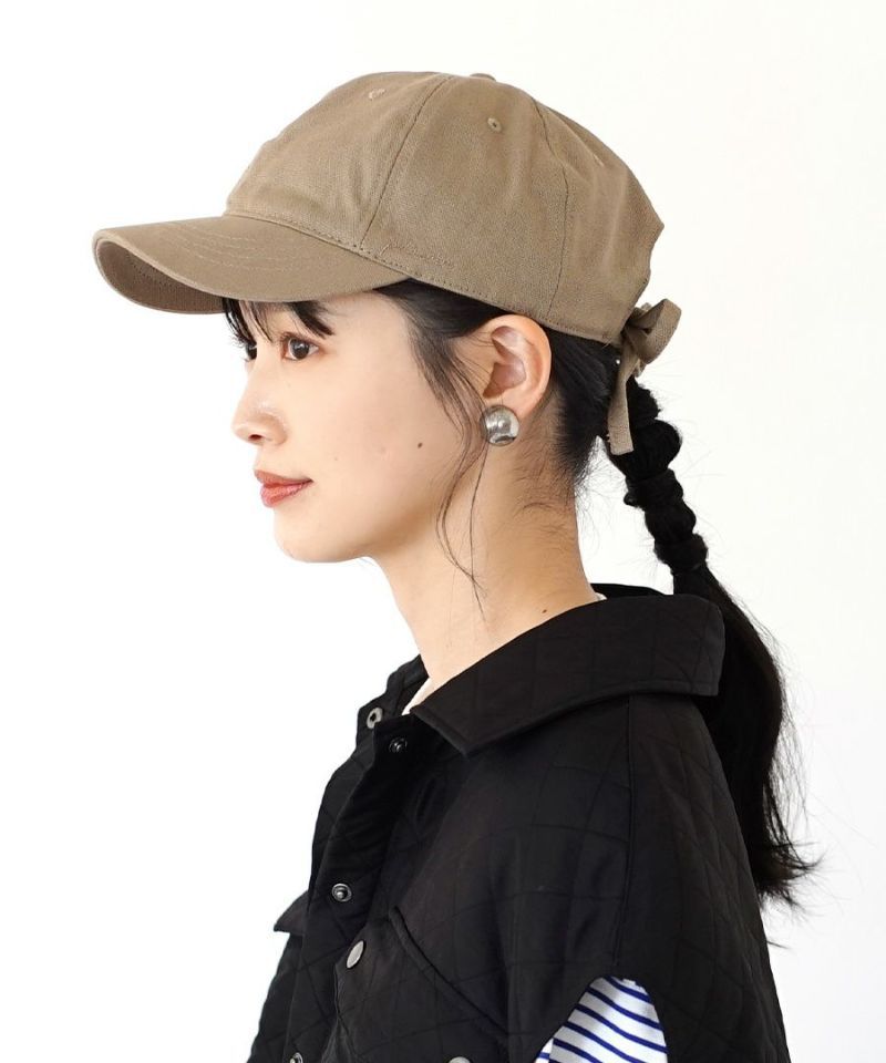 日本 zootie - 100%棉 厚磅可愛後綁帶老帽/鴨舌帽-淺卡其