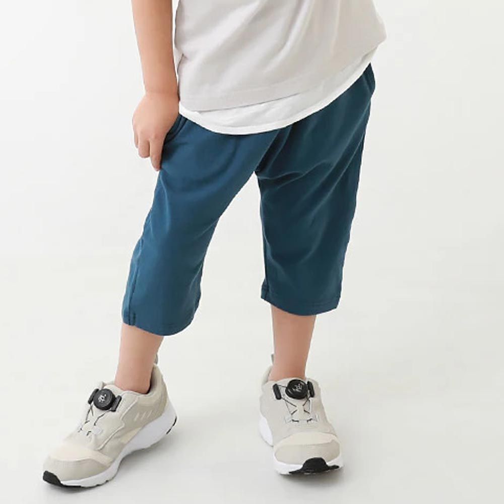 日本 devirock - 熱銷定番 百搭寬版七分褲-深藍