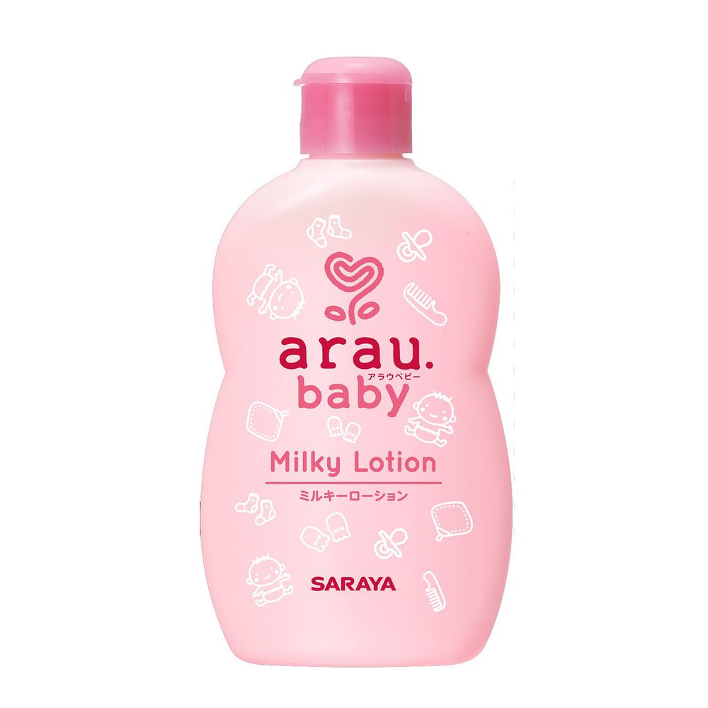 日本 SARAYA - arau.baby愛樂寶寶親膚保濕乳液-120ml