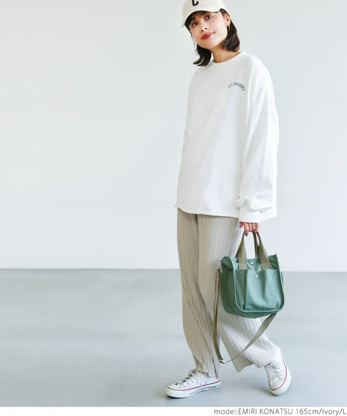 日本 COCA - 定番美式復古LOGO大學T-大人-肉桂棕