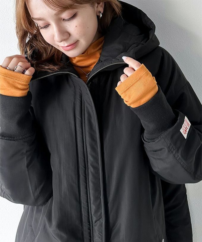 日本 Classical Elf - 超強8way 聯名雙面絎縫寬版外套(帽可拆)-軍綠